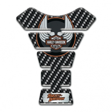 Harley Davidson Tank Pad Protector Carbon Effcet 