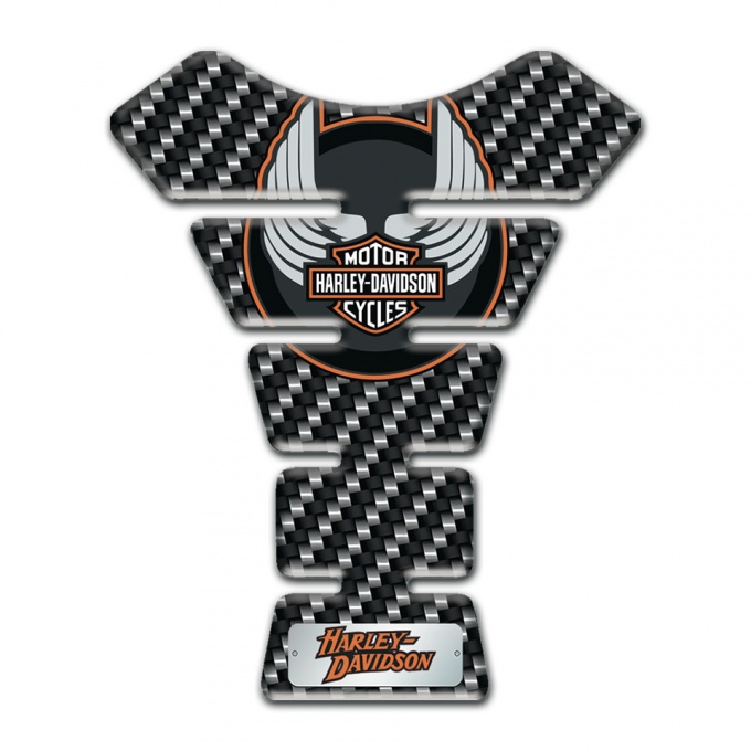Harley Davidson Tank Pad Protector Carbon Effcet 