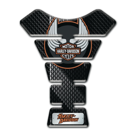 Harley Davidson Tank Protector Black Gray Style 
