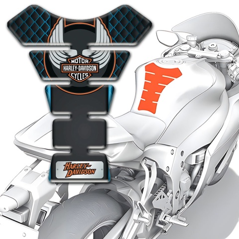 Harley Davidson Tank Protector Neon Mesh edition 