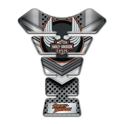 Harley Davidson Tank Protector Stylish Gray design 