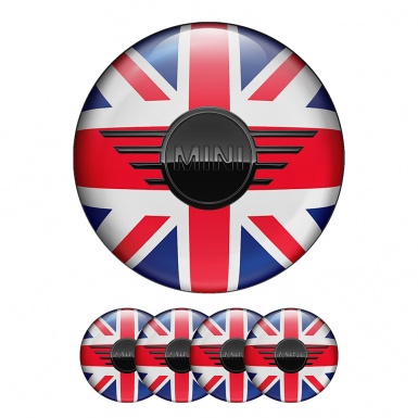 Mini Cooper Wheel Center Cap Domed Stickers New UK Print
