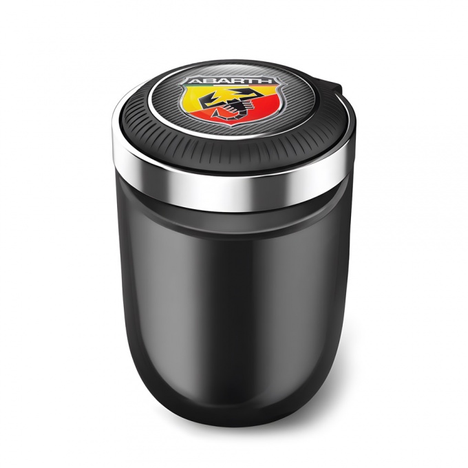 Fiat Abarth Ashtray Logo Container for Cigarette LED Plastic Model