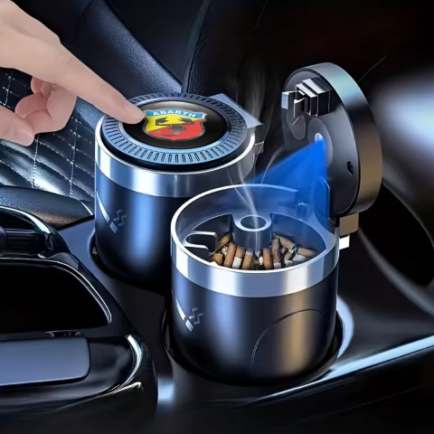 Fiat Abarth Plastic Trash Can Ashtray Led 