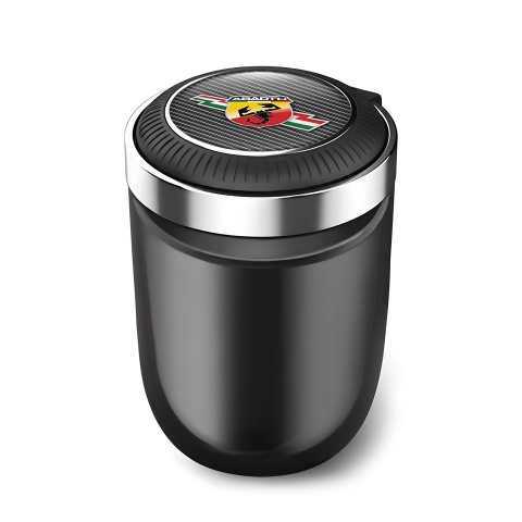 Fiat Abarth Trash Can Ashtray Plastic with LED Light 