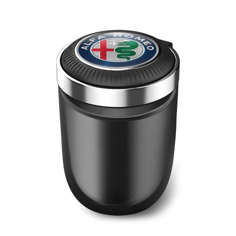 Alfa Romeo Ashtray Logo Container for Cigarette LED 