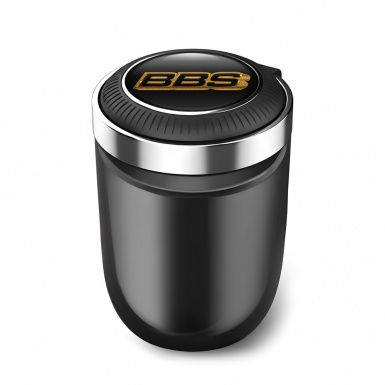BBS Automotive Ashtray Black Orange Logo Edition 