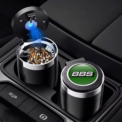 BBS Stylish Car Ashtray for Cigarette Logo Edition