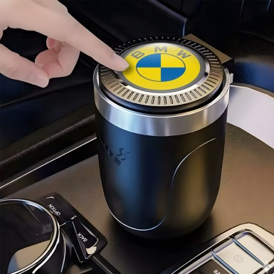 BMW Ashtray Car Accessory Yellow Blue Logo Design 