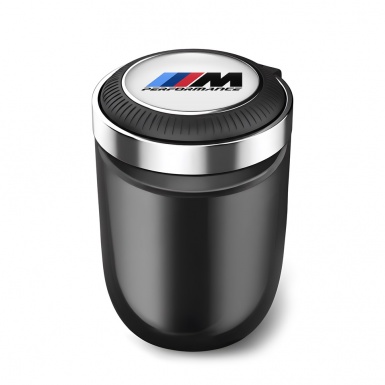 BMW Car Ashtray for Cigarette M Performance White Print 