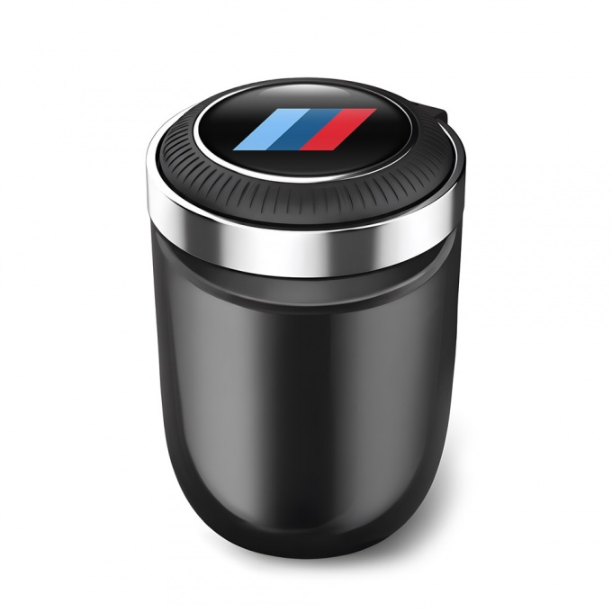 BMW Automotive Ashtray Logo with Flag  