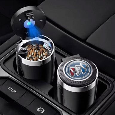 Buick Ashtray Logo Container for Cigarette LED Portable