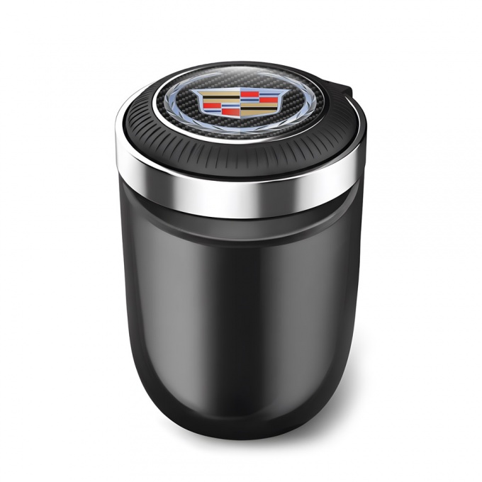 Cadillac Portable Trash Can Ashtray LED Light