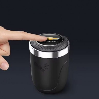Chevrolet Ashtray Logo Container for Cigarette LED