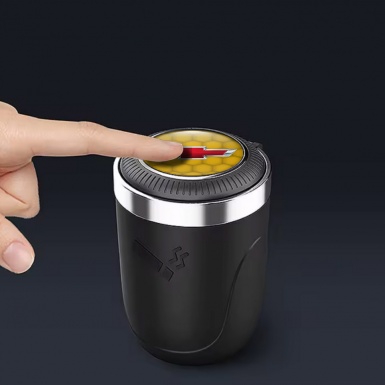 Chevrolet Automotive Ashtray Yellow Red Logo Decoration 