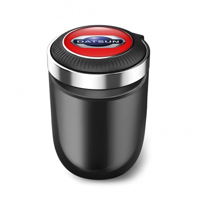 Datsun Ashtray Logo Container for Cigarette LED Red Decoration Style 