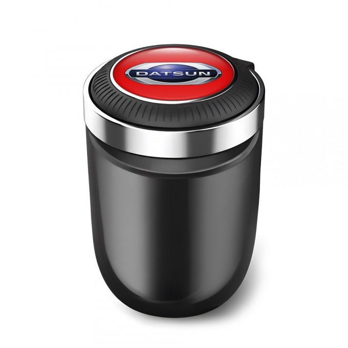 Datsun Ashtray Logo Container for Cigarette LED Red Decoration Style 