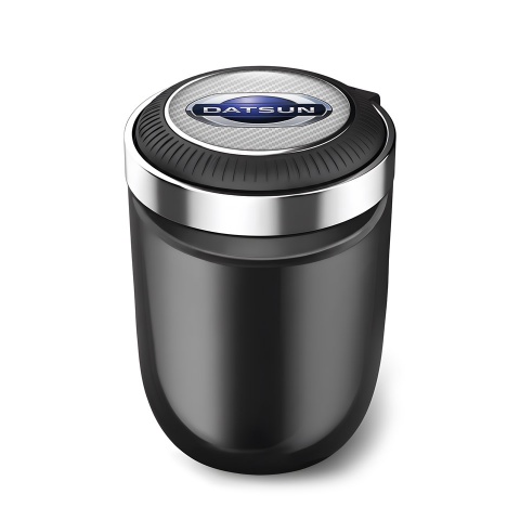 Datsun Trash Can Ashtray White Carbon Logo Edition