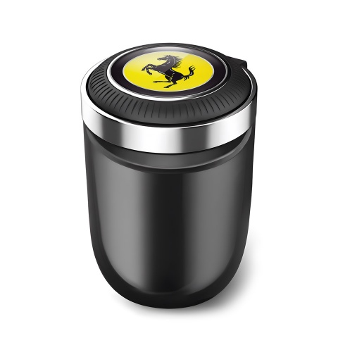 Ferrari High End Ashtray Logo Container for Cigarette LED