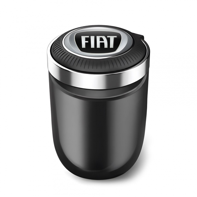 Fiat Plastic Ashtray Logo Container for Cigarette LED Limited Edition