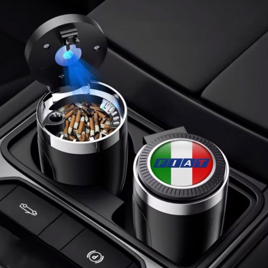 Fiat Automotive Ashtray Italian Design Logo 