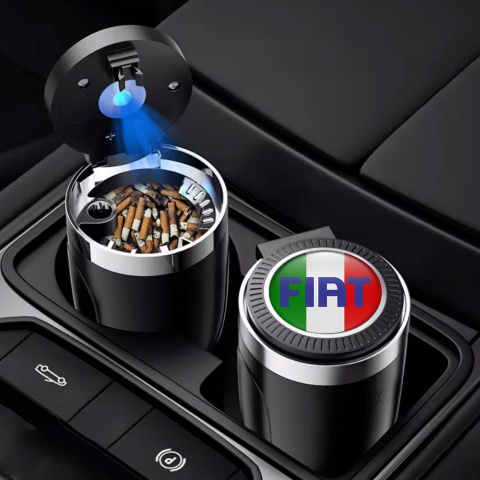 Fiat High-Quality Automotive Ashtray Logo Edition