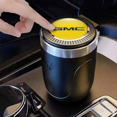 GMC Car Ashtray for Cigarette Limited Edition Yellow Logo Style 