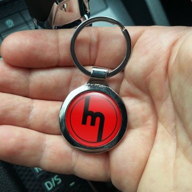 Mazda Metal Fob Chain Red Black Evil Logo Edition