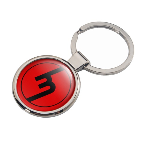 Mazda Metal Fob Chain Red Black Evil Logo Edition