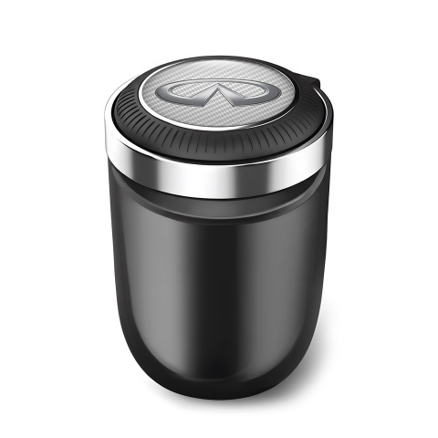 Infiniti Trash Can Ashtray White Carbon Edition 