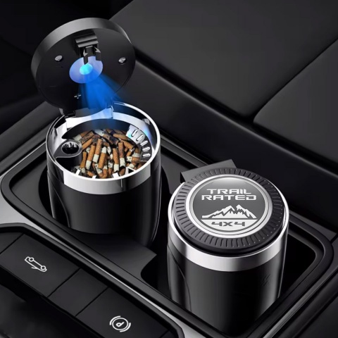 Jeep Ashtray Logo Container for Cigarette LED 4x4 Style 
