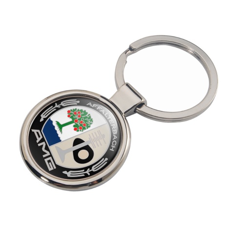 Mercedes Benz AMG Metal Fob Cain Black Color Tree Logo Edition