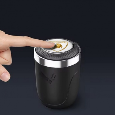 Lamborghini Ashtray Logo Container for Cigarette LED High-Quality