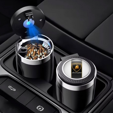 Lamborghini Trash Can Ashtray Stylish Logo Edition