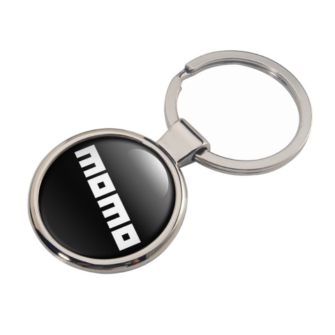 Momo Metal Fob Chain Black Classic White Logo Edition