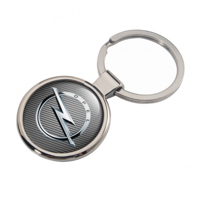 Opel Key Fob Metal Light Carbon Metallic Bevel Tint Emblem Edition