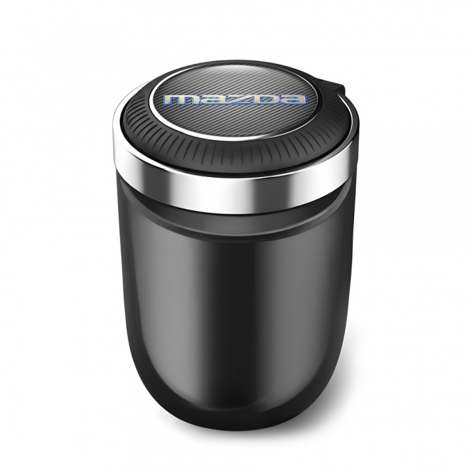 Mazda Ashtray Logo Container for Cigarette LED Portable