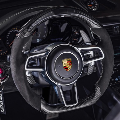 Porsche Crest The New Logo Emblem Silicone Adhesive Badge