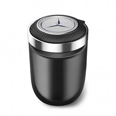 Mercedes Ashtray Car Accessory Luxury Logo Design 