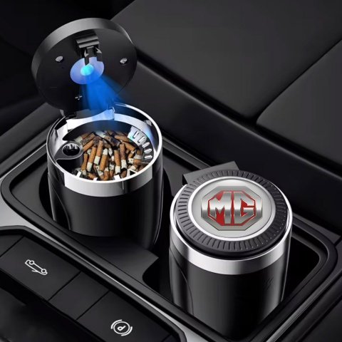 MG Ashtray Logo Container for Cigarette LED Stylish Model