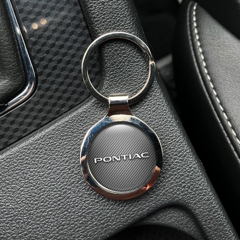Pontiac Metal Fob Chain Dark Red Carbon Edition