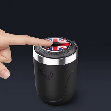 Mini Cooper Ashtray Car Accessory English Flag Logo Style 