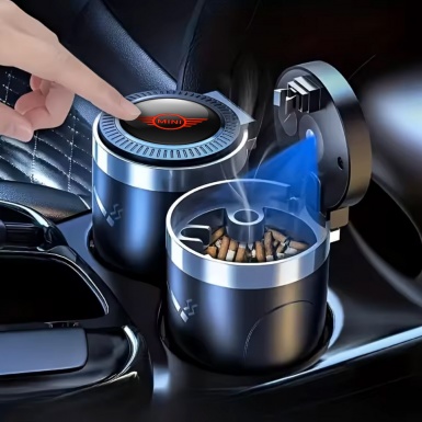 Mini Cooper Red Logo Edition Automotive Ashtray