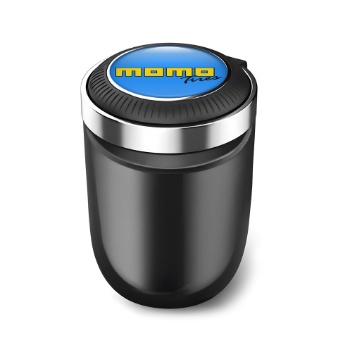 Momo Car Ashtray for Cigarette Blue Logo Style 