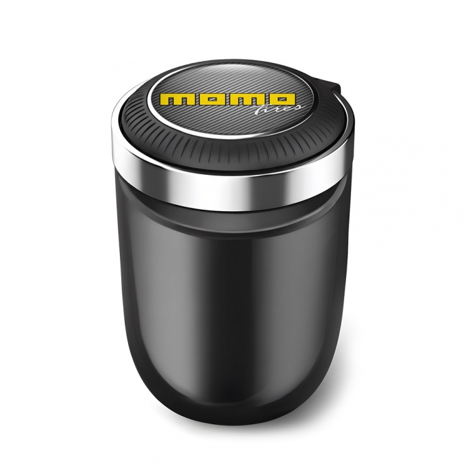 Momo Car Ashtray for Cigarette Carbon logo Style 