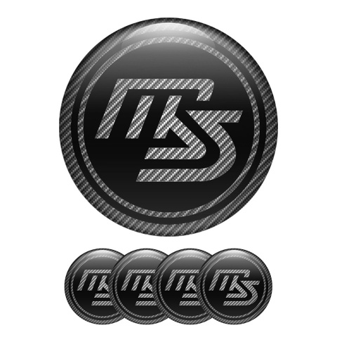 Mazda  Sticker Wheel Center Hub Cap Carbon Logo Style