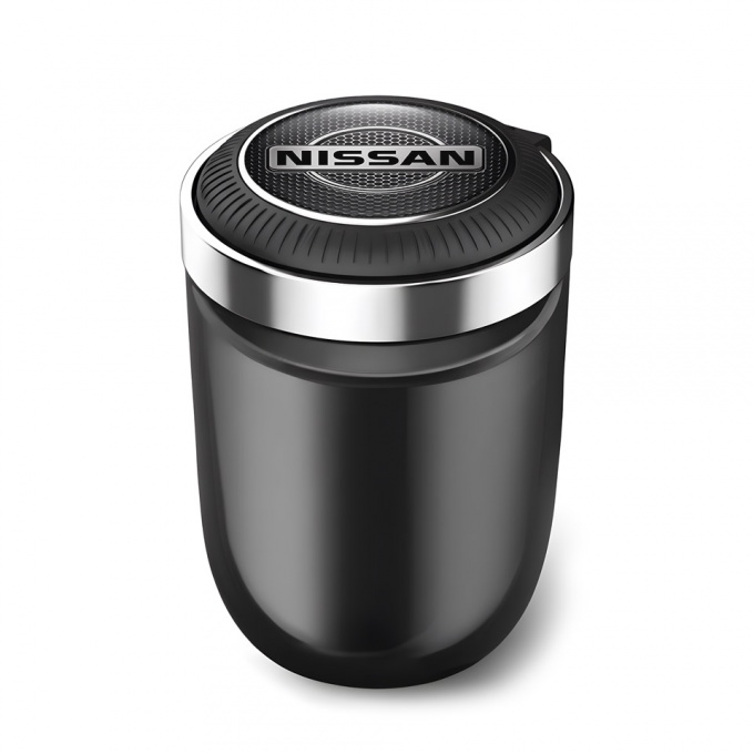 Nissan Ashtray Logo Container for Cigarette LED Plastic Model 