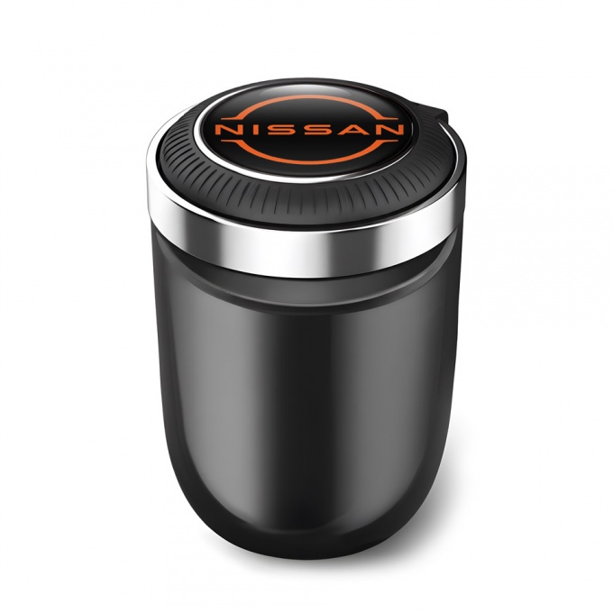 Nissan Car Ashtray for Cigarette Orange Logo Design 