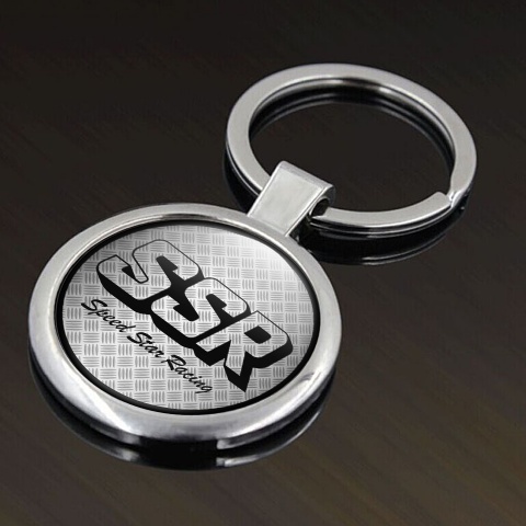 Smart Speed Star Racing SSR Keychain Metal Light Metal Sheet Type Edition