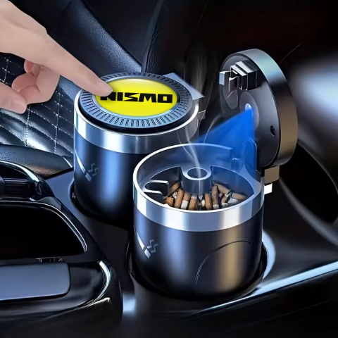 Nissan Nismo Car Ashtray for Cigarette Yellow Print 